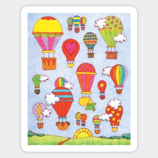 Hot Air Balloons Sticker